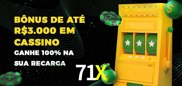 71X melhor bônus de depósito